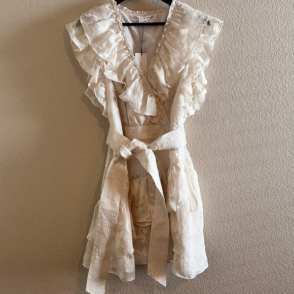 Veronica Beard Dresses & Skirts - Veronica Beard Mahita Silk Blend Ruffle Dress Size 14 NWT